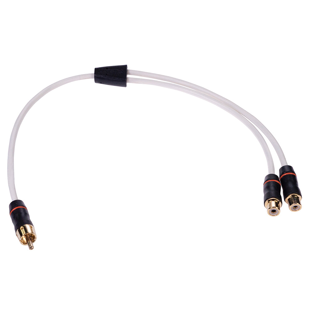 Fusion Performance RCA Cable Splitter - 1 Male to 2 Female - .9 [010-12622-00] - Premium Accessories from Fusion - Just $14.99! 