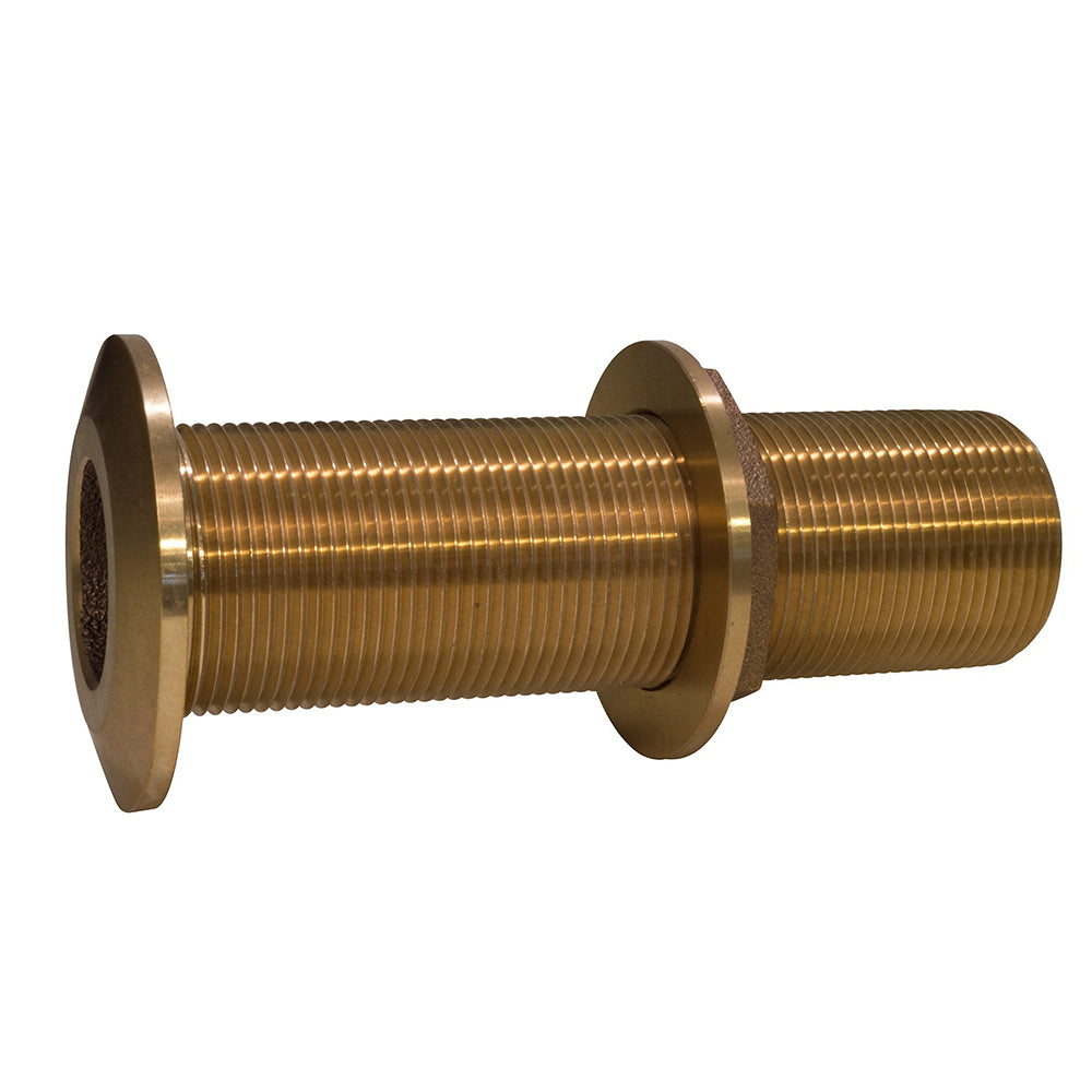 GROCO 1-1/4" Bronze Extra Long Thru-Hull Fitting w/Nut [THXL-1250-W] - Premium Thru-Hull Fittings from GROCO - Just $56.99! 