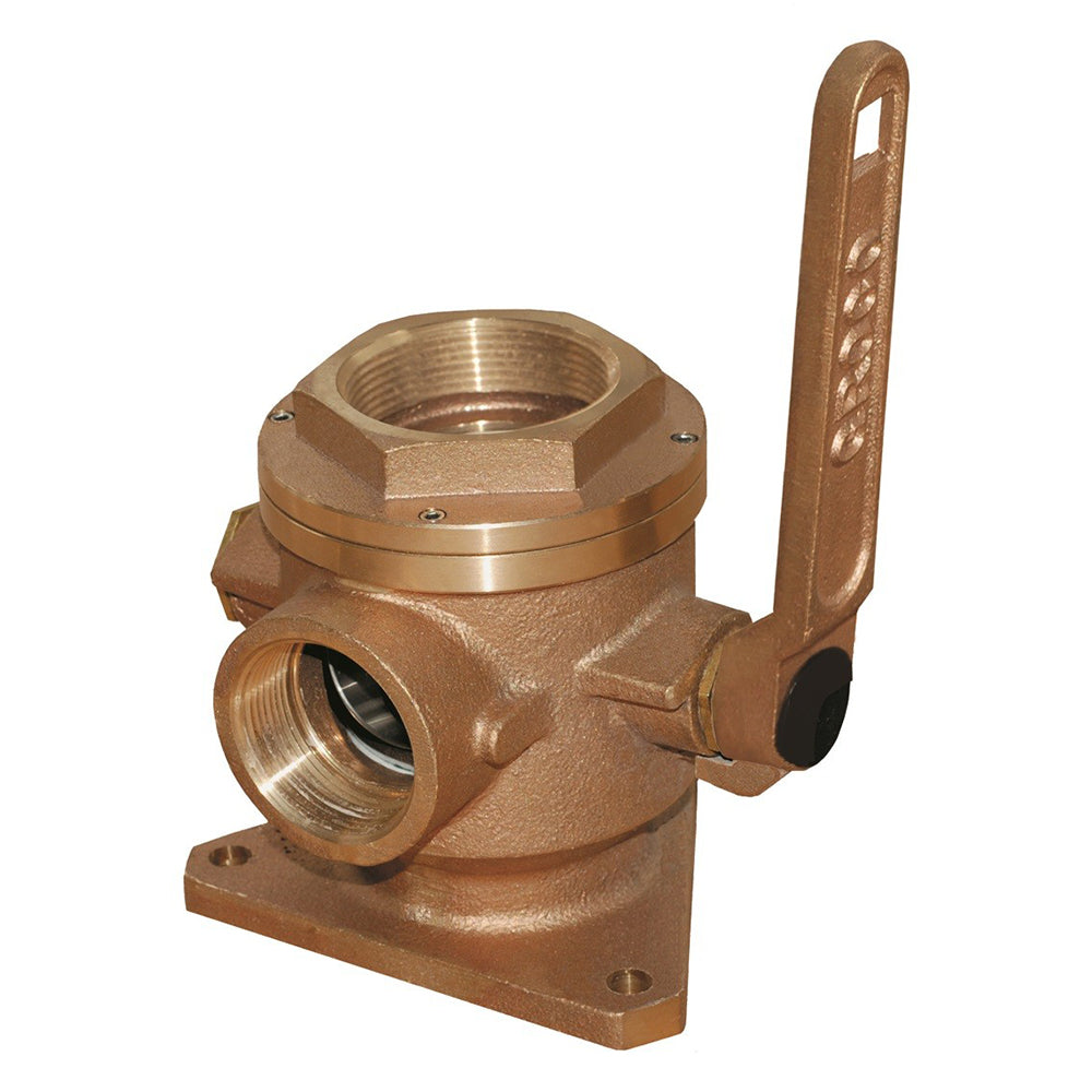 GROCO 2-1/2" Safety Seacock w/2" Side Port [SBV-2500-P] - Premium Fittings from GROCO - Just $979.99! 