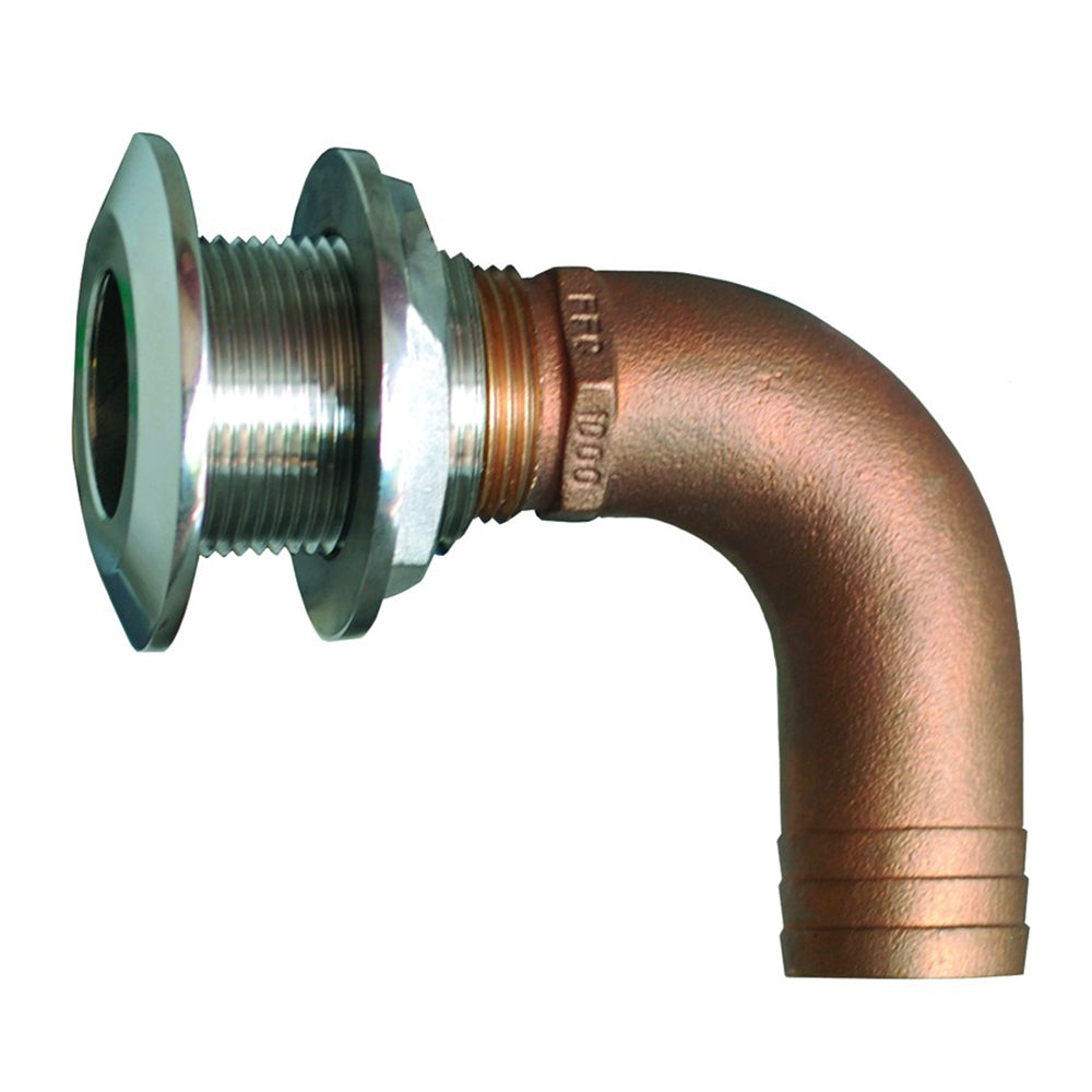 GROCO 3/4" 90 Degree Hose Thru-Hull Fitting [HTHC-750-S] - Premium Thru-Hull Fittings from GROCO - Just $38.99! 