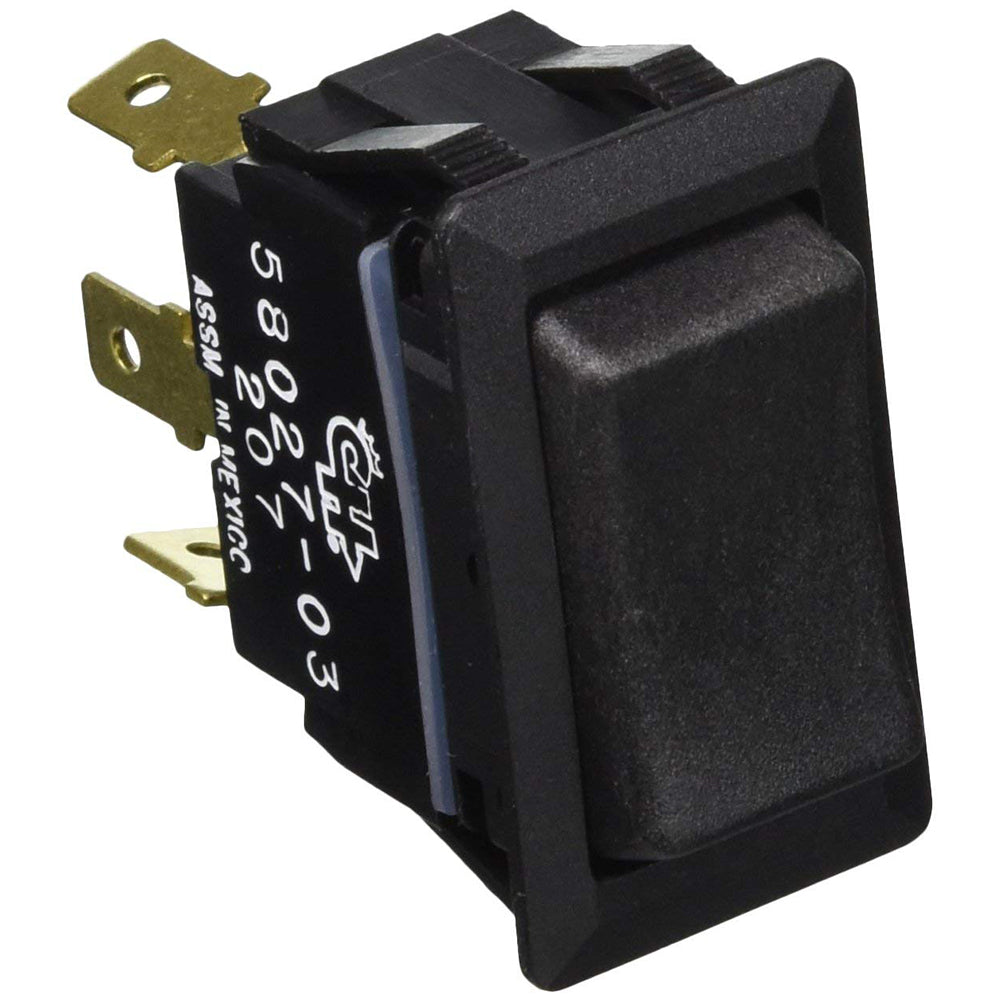 Cole Hersee Sealed Rocker Switch Non-Illuminated SPDT On-Off-On 3 Blade [58027-03-BP] - Premium Switches & Accessories from Cole Hersee - Just $12.99! 