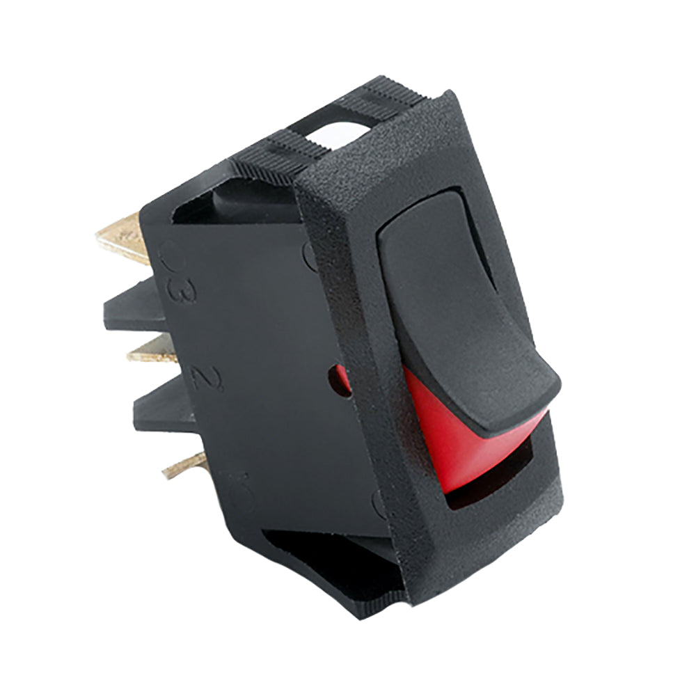 Cole Hersee Narrow Body Curved Rocker Switch SPST On-Off 3 Blade [54007-BP] - Premium Switches & Accessories from Cole Hersee - Just $5.99! Shop now at Boat Gear Depot