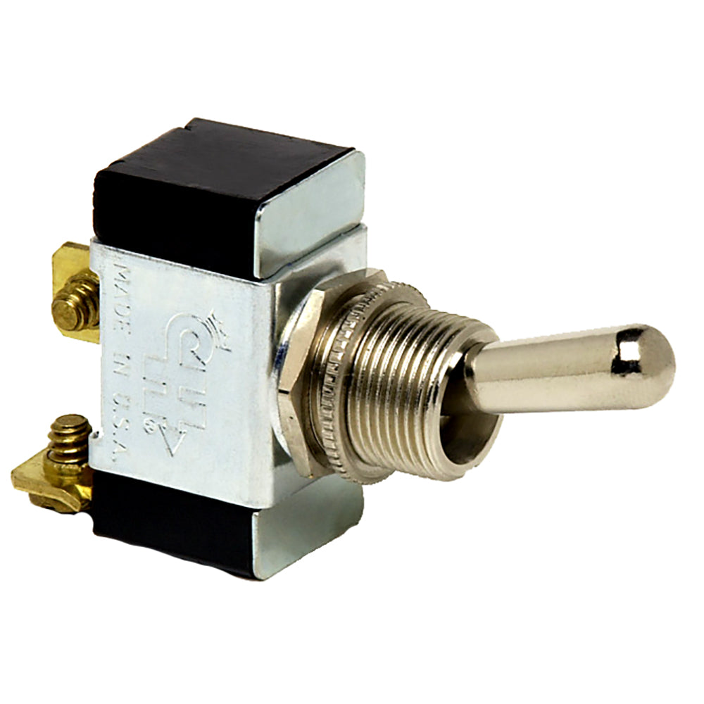 Cole Hersee Heavy-Duty Toggle Switch SPST Off-(On) 2 Screw [55020-BP] - Premium Switches & Accessories from Cole Hersee - Just $8.99! 