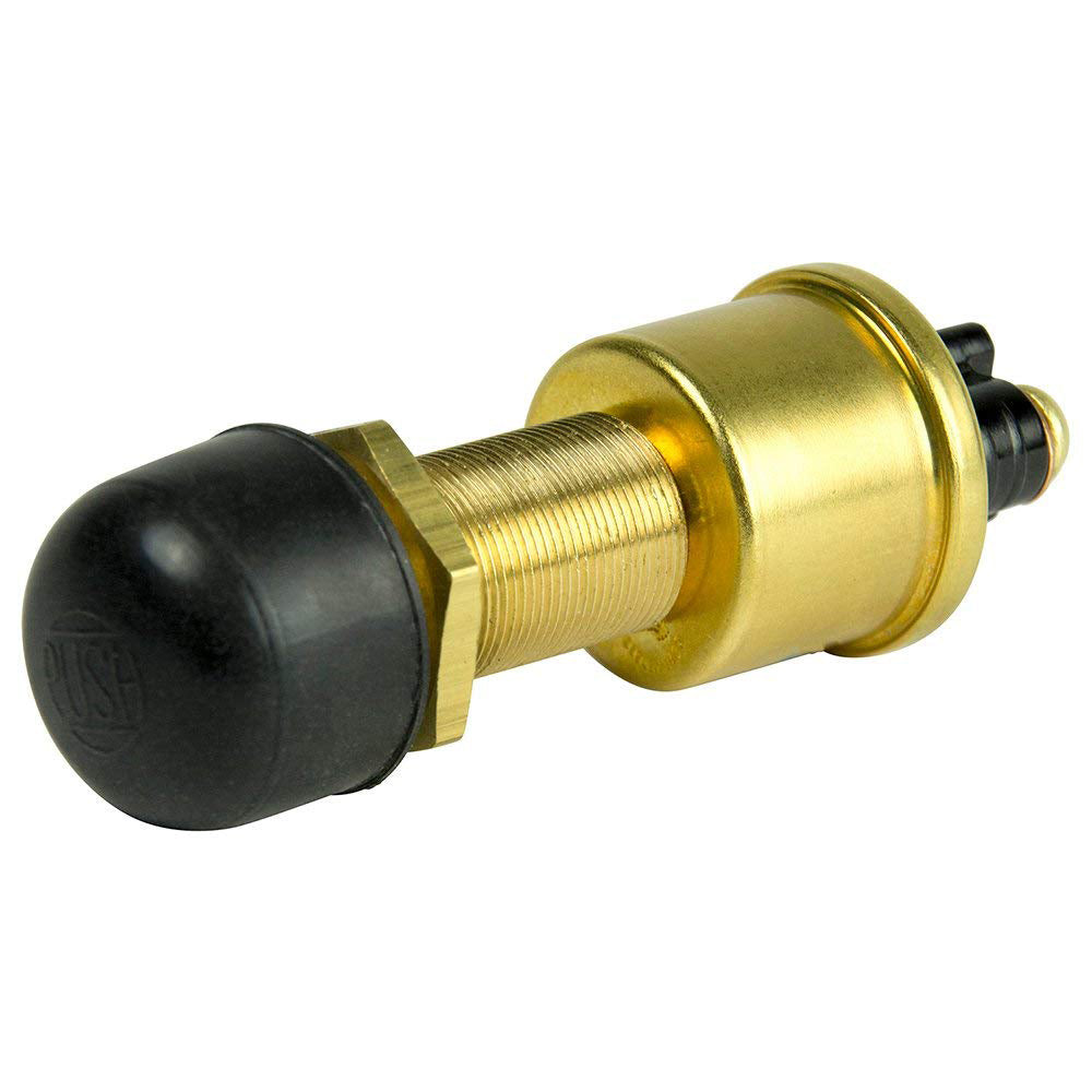 Cole Hersee Heavy Duty Push Button Switch w/Rubber Cap SPST Off-On 2 Screw - 35A [M-626-BP] - Premium Switches & Accessories from Cole Hersee - Just $21.99! 