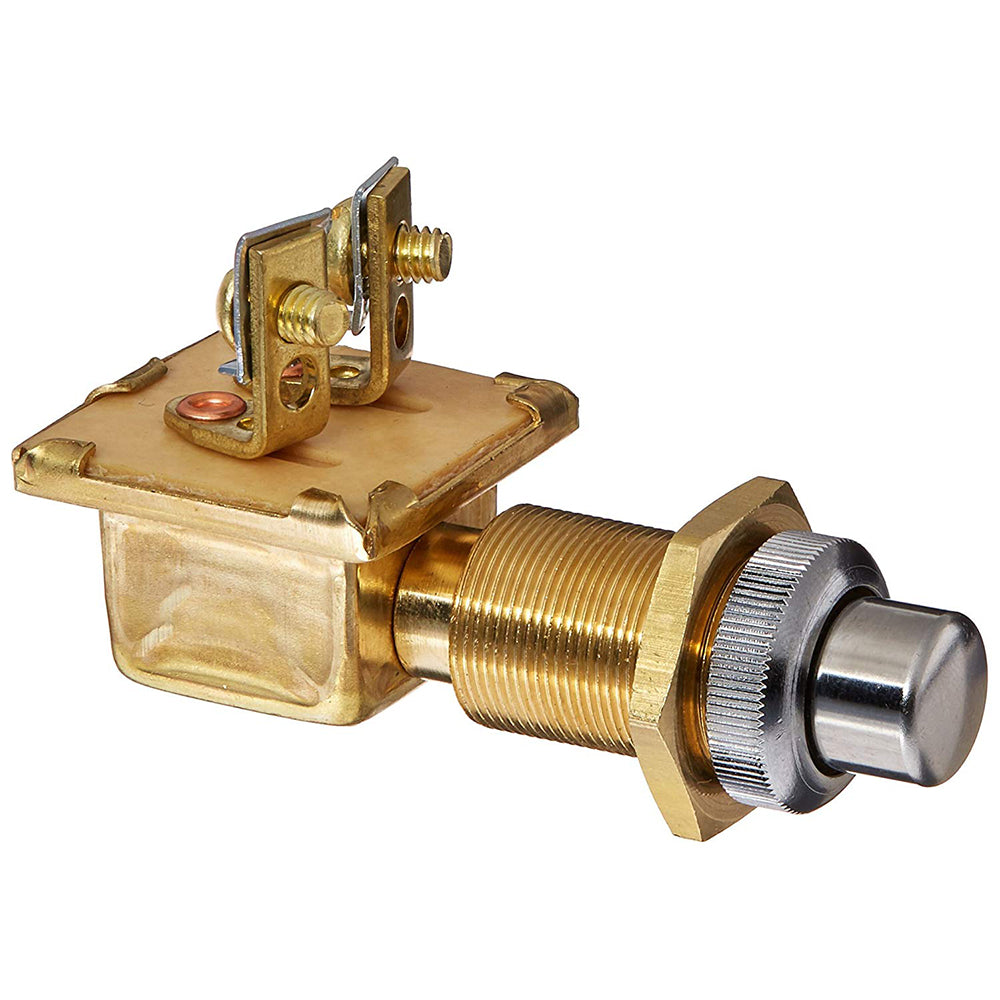 Cole Hersee Heavy Duty Push Button Switch w/Gasket Seal SPST Off-On 2 Screw - 10A [M-485-BP] - Premium Switches & Accessories from Cole Hersee - Just $16.99! 