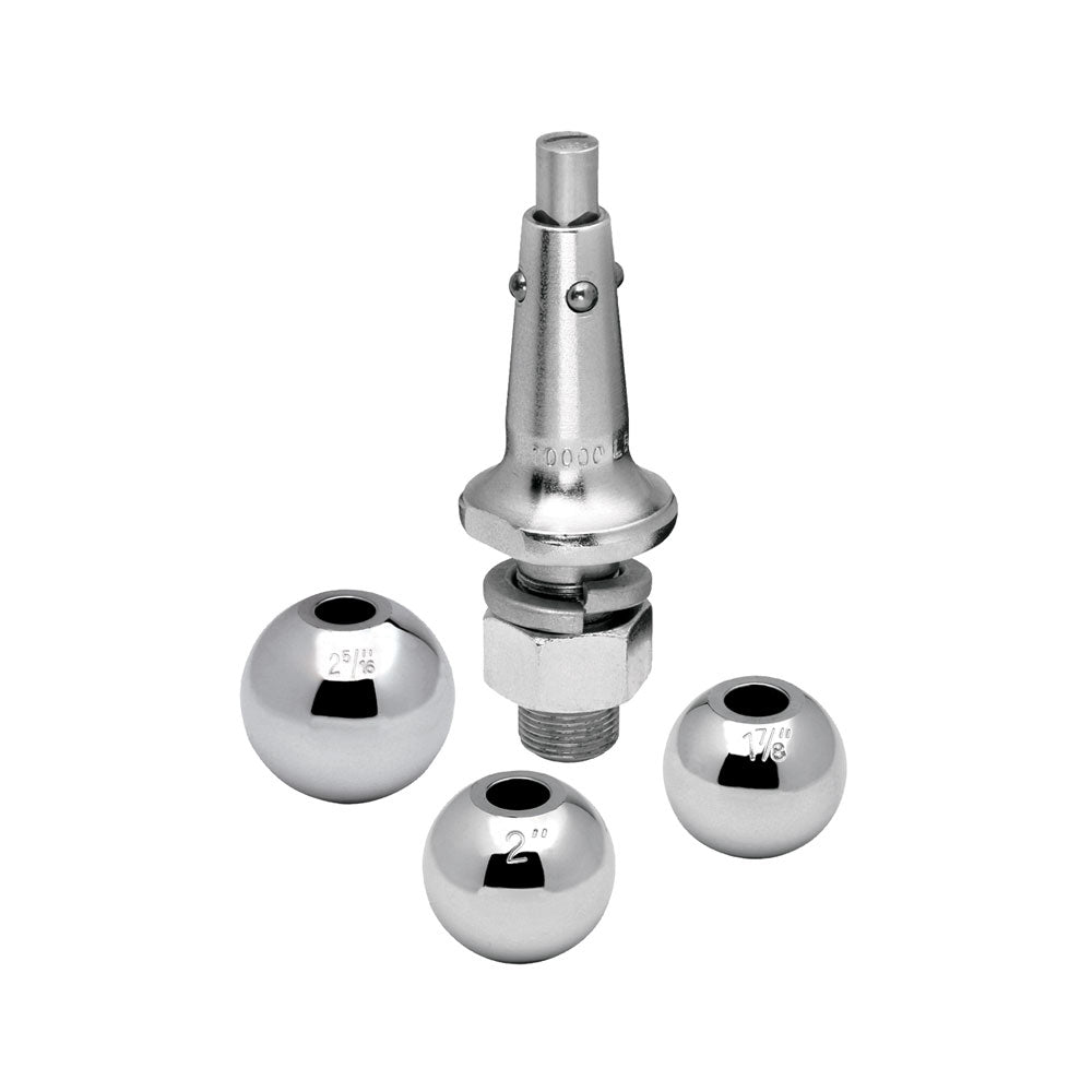 Draw-Tite Interchangeable Hitch Ball w/ 1" Shank - 1-7/8", 2", 2-5/16" Balls [63803] - Premium Accessories from Draw-Tite - Just $80.99! 