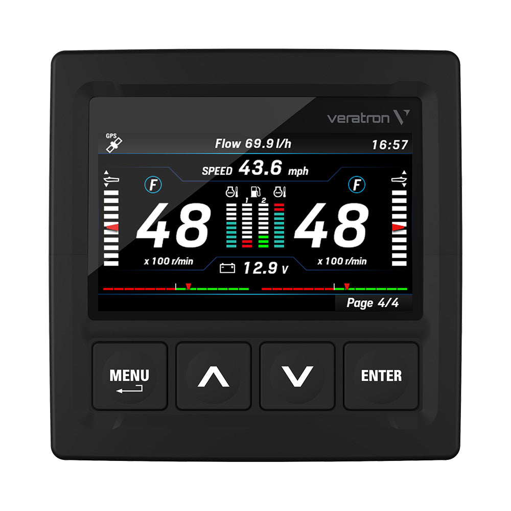 Veratron OceanLink 4.3" NMEA 2000 Certified TFT Gateway - Black [A2C1352150001] - Premium Instruments from Veratron - Just $514.99! 