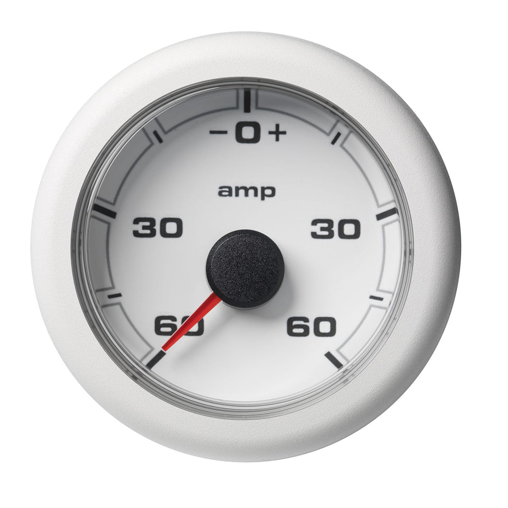 Veratron 52MM (2-1/16") OceanLink Battery Current Gauge (-60/+60 AMP) - White Dial  Bezel [A2C1349660001] - Premium Gauges from Veratron - Just $63.89! 