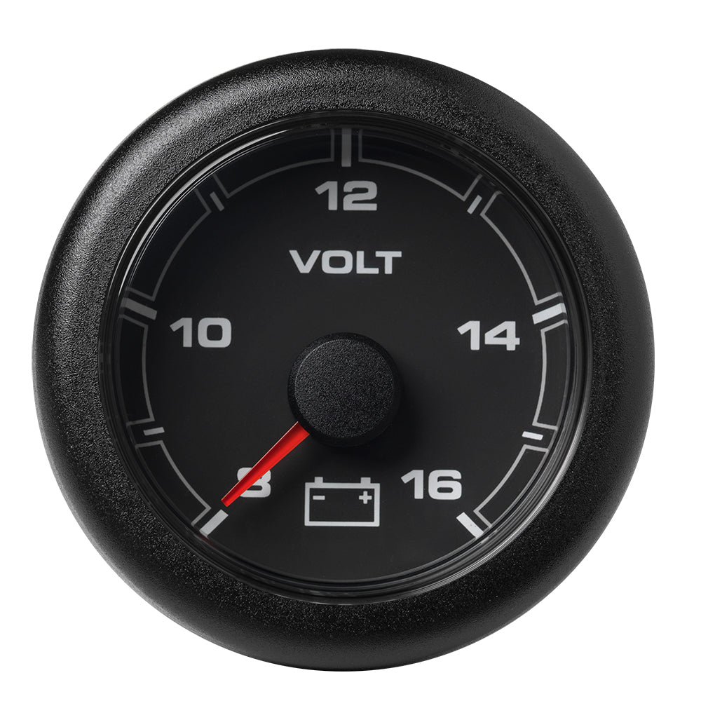 Veratron 52MM (2-1/16") OceanLink Battery Voltage Gauge - 8 to 16 V - Black Dial  Bezel [A2C1066100001] - Premium Gauges from Veratron - Just $63.89! 