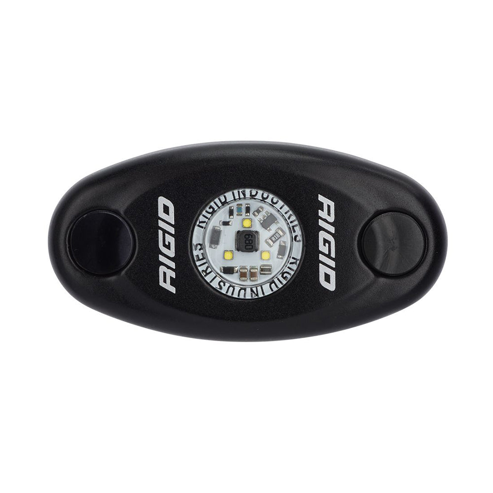 RIGID Industries A-Series Black High Power LED Light Single - Cool White [480093] - Premium Interior / Courtesy Light from RIGID Industries - Just $106.99! 