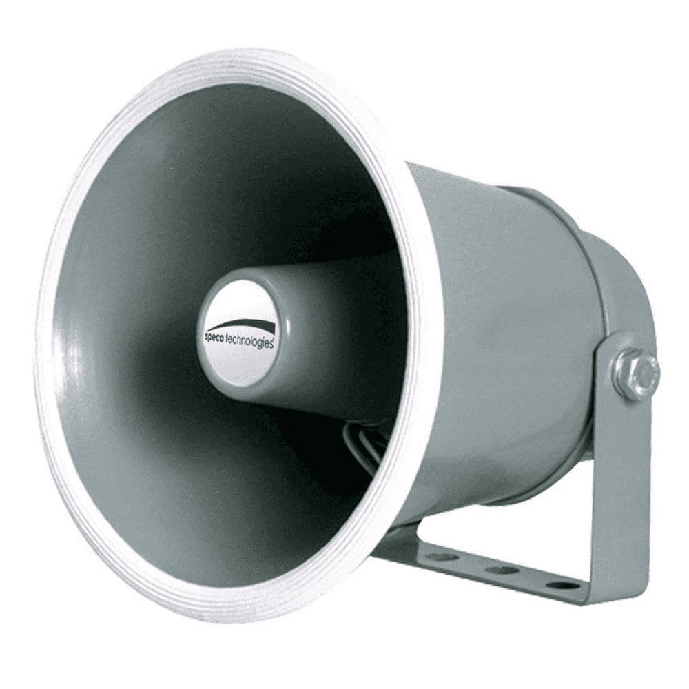 Speco 6" Weather-Resistant Aluminum Speaker Horn 8 Ohms [SPC10] - Premium Hailer Horns from Speco Tech - Just $34.99! 