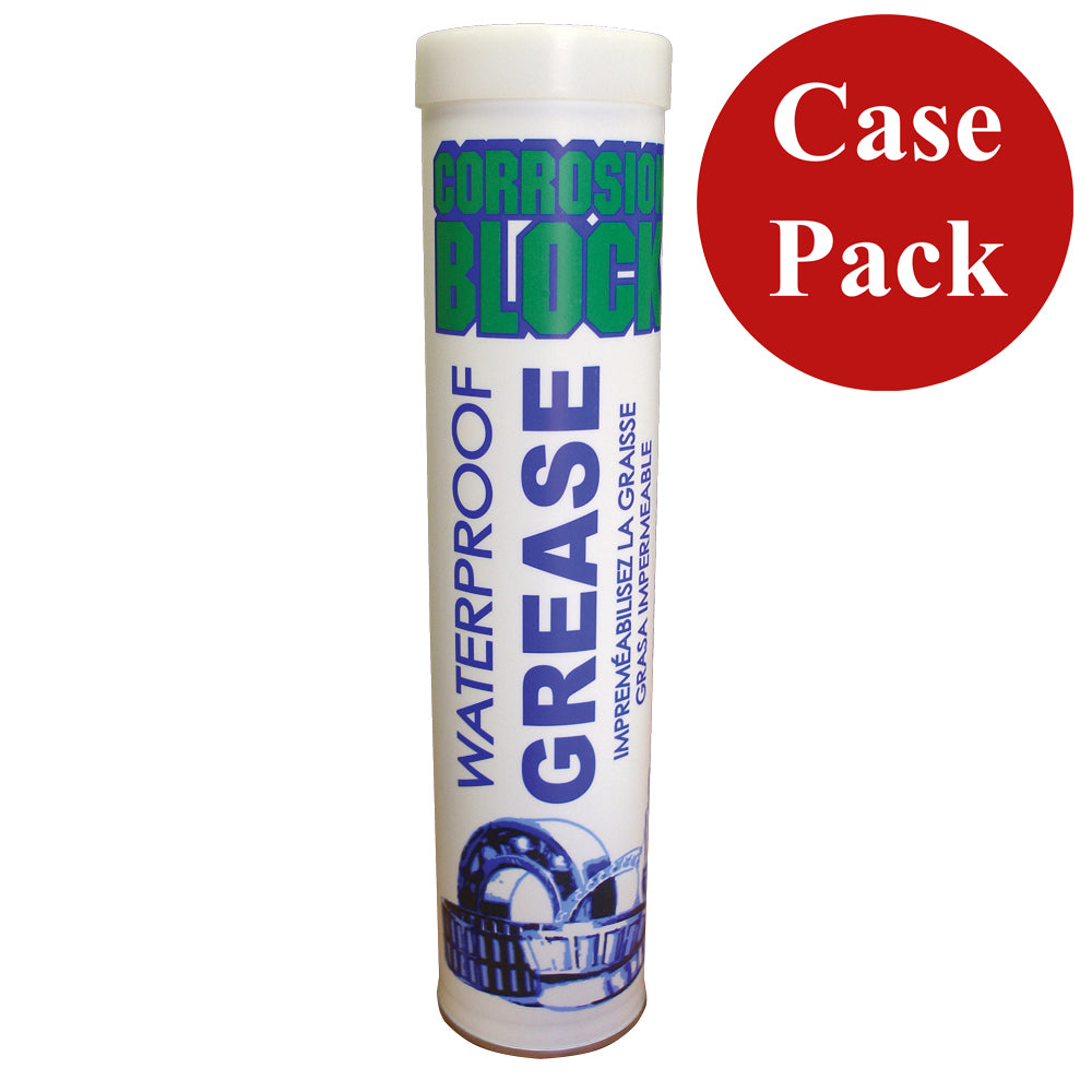 Corrosion Block High Performance Waterproof Grease - 14oz Cartridge - Non-Hazmat, Non-Flammable  Non-Toxic *Case of 10* [25014CASE] - Premium Cleaning from Corrosion Block - Just $142.99! 