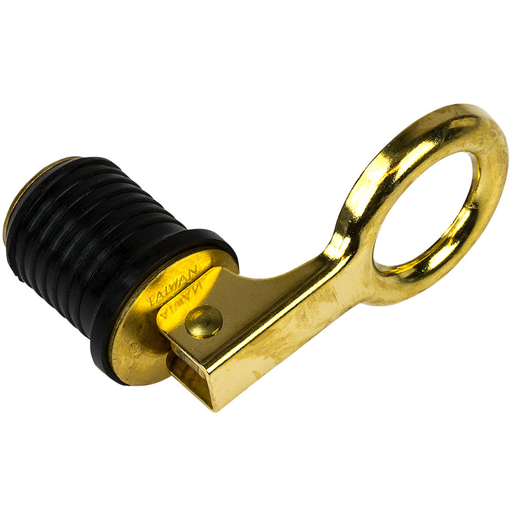 Sea-Dog Brass Snap Handle Drain Plug - 1" [520070-1] - Premium Accessories from Sea-Dog - Just $6.99! 