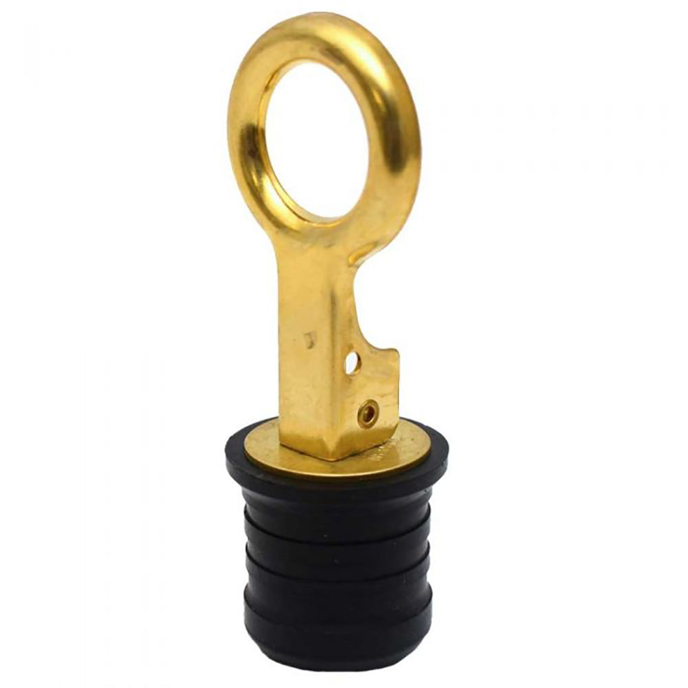 Sea-Dog Brass Snap Handle Drain Plug - 1-1/4" [520072-1] - Premium Accessories from Sea-Dog - Just $7.99! 