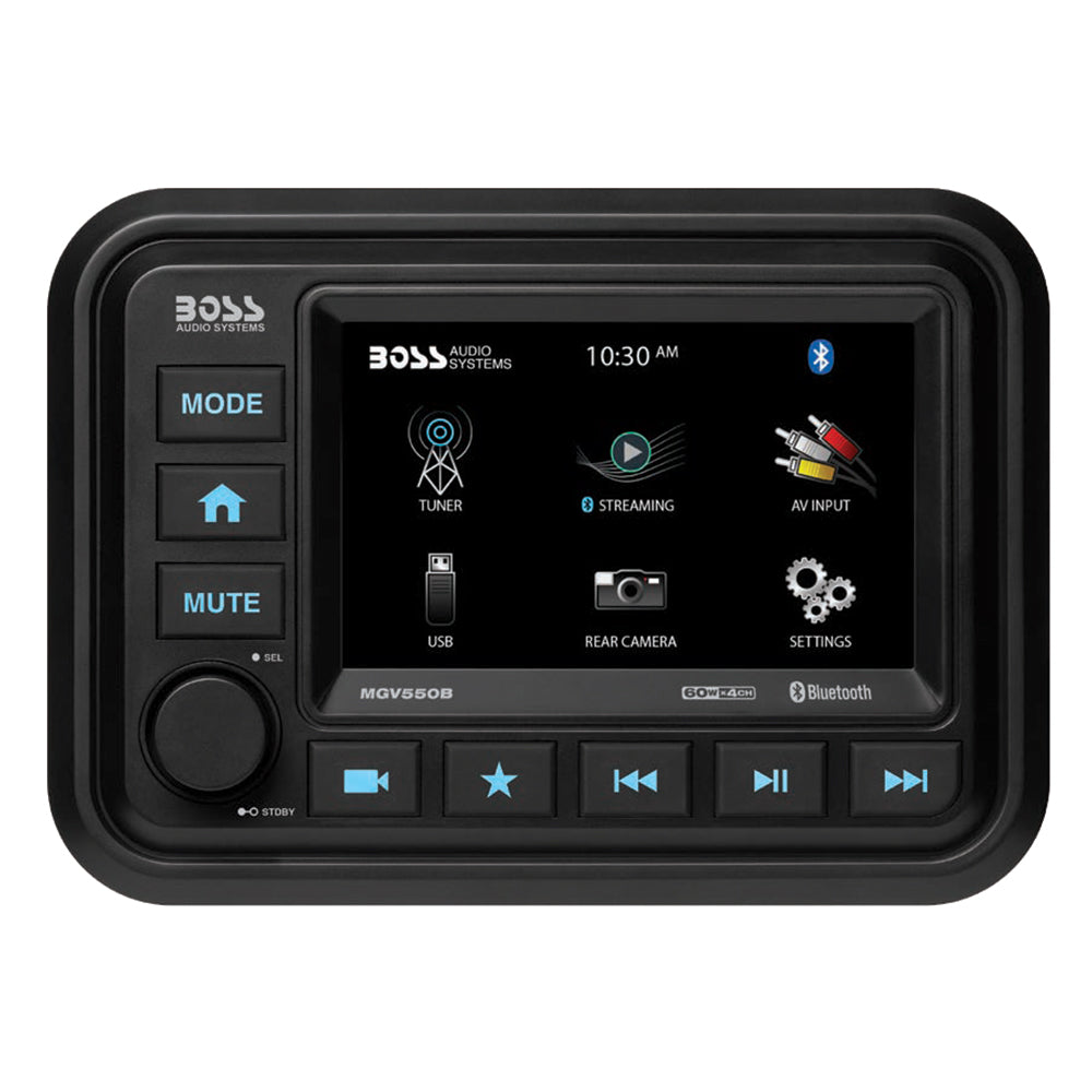 Boss Audio MGV550B Marine Stereo w/AM/FM/BT/Rear Camera [MGV550B] - Premium Stereos from Boss Audio - Just $379.99! 