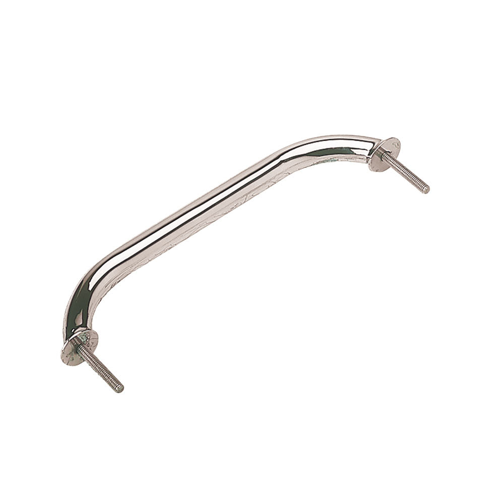 Stainless Steel Stud Mount Flanged Hand Rail w/Mounting Flange - 12" [254212-1] - Premium Grab Handles from Sea-Dog - Just $36.99! 