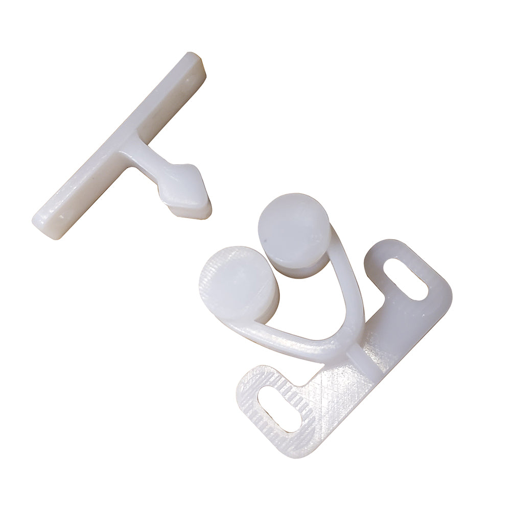 Sea-Dog Twin Roller Door Catch - White [227141-1] - Premium Latches from Sea-Dog - Just $4.99! 