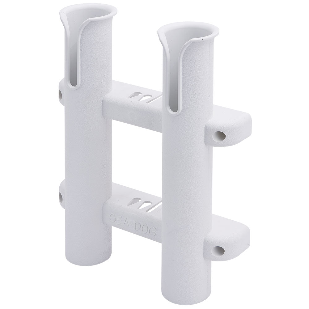 Sea-Dog Two Pole Side Mount Rod Storage Rack - White [325028-1] - Premium Rod & Reel Storage from Sea-Dog - Just $16.99! 