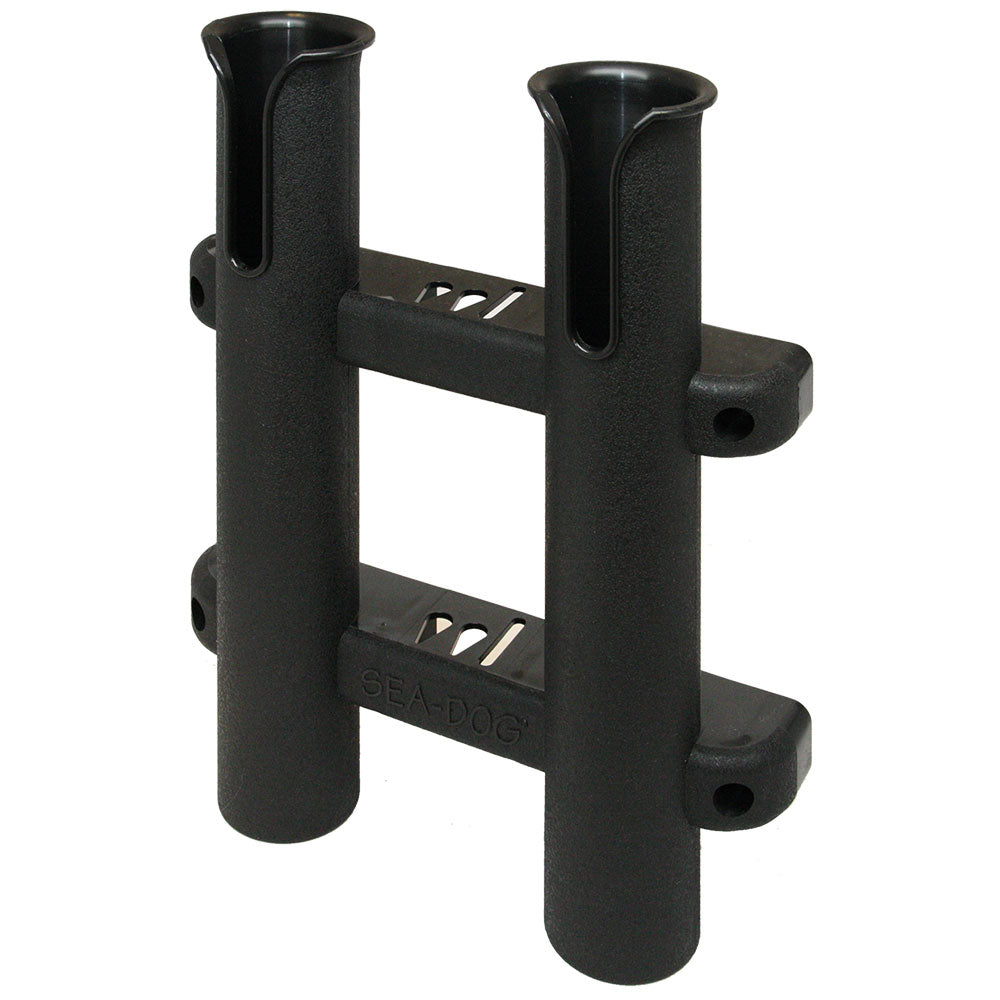 Sea-Dog Two Pole Side Mount Rod Storage Rack - Black [325029-1] - Premium Rod & Reel Storage from Sea-Dog - Just $16.99! 