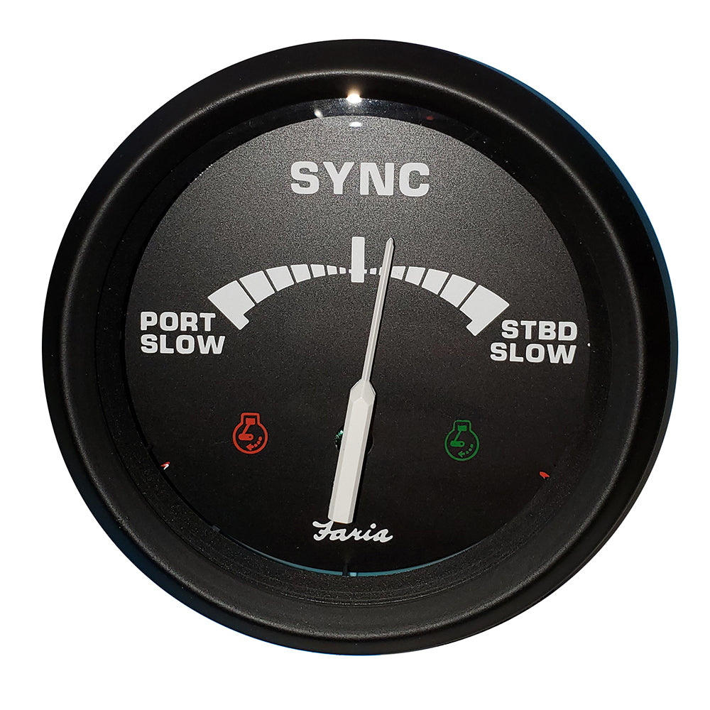 Faria 4" Gauge Engine Synchronizer f/Dual Engines Gas  Diesel [32807] - Premium Gauges from Faria Beede Instruments - Just $119.99! 