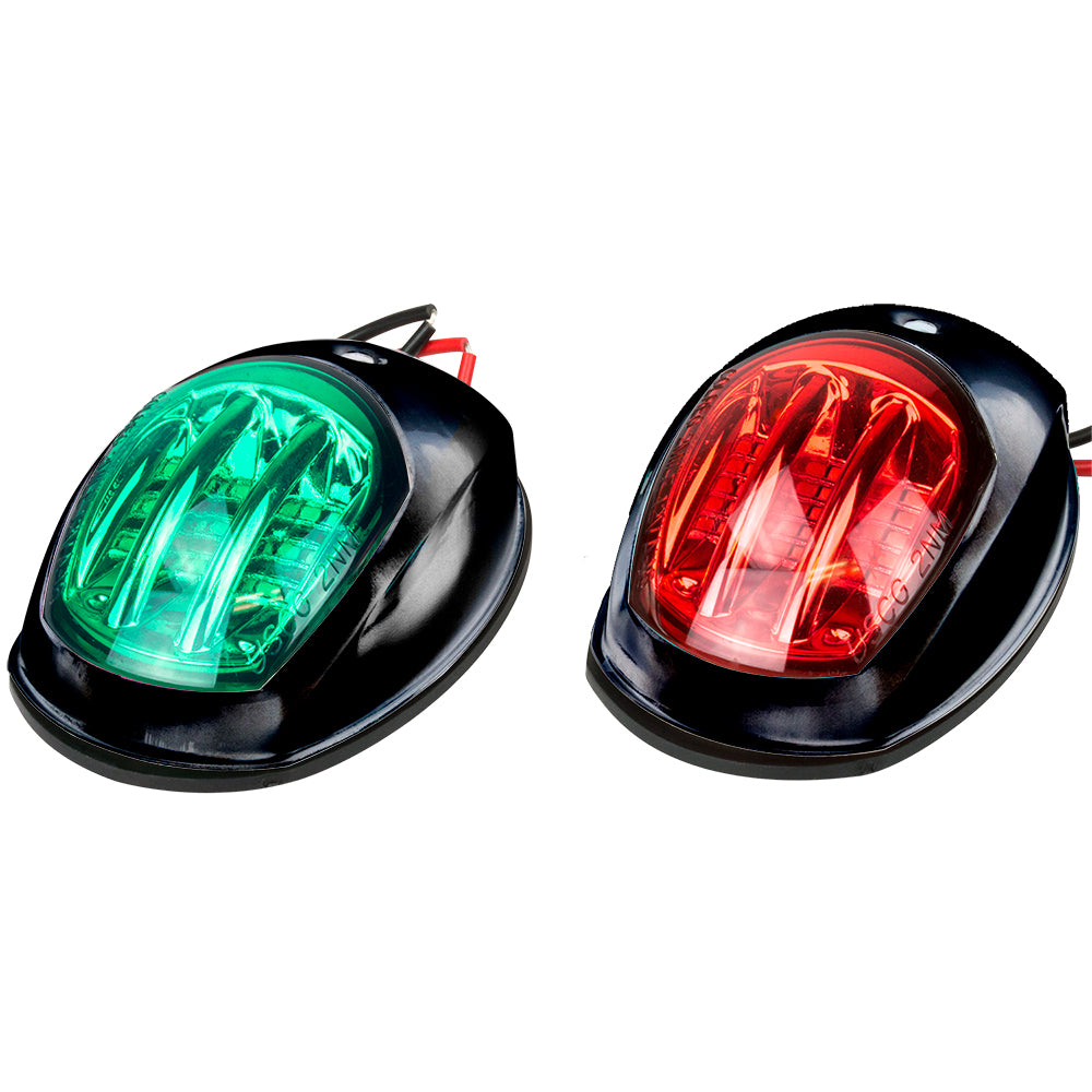 Sea-Dog Black LED Navigation Lights - Port  Starboard [400073-1] - Premium Navigation Lights from Sea-Dog - Just $52.99! 