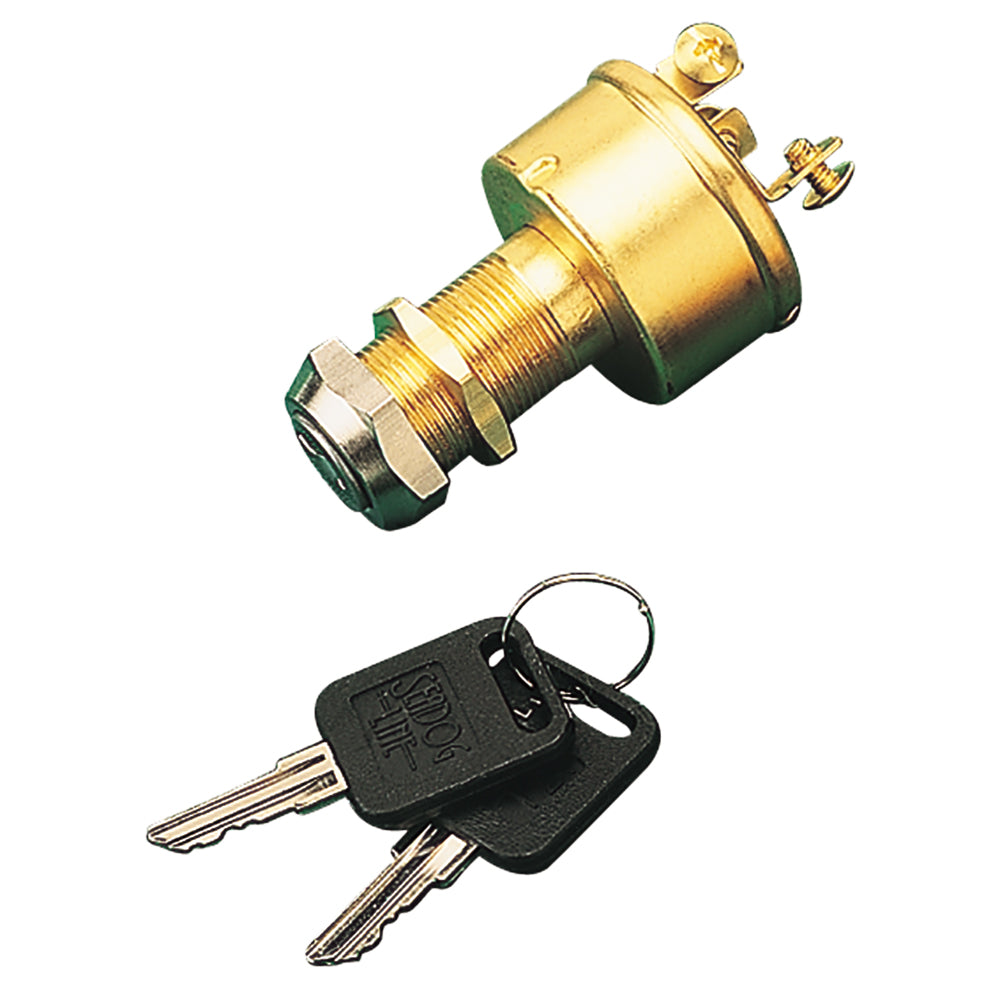 Sea-Dog Brass 3-Position Key Ignition Switch [420350-1] - Premium Switches & Accessories from Sea-Dog - Just $28.99! 