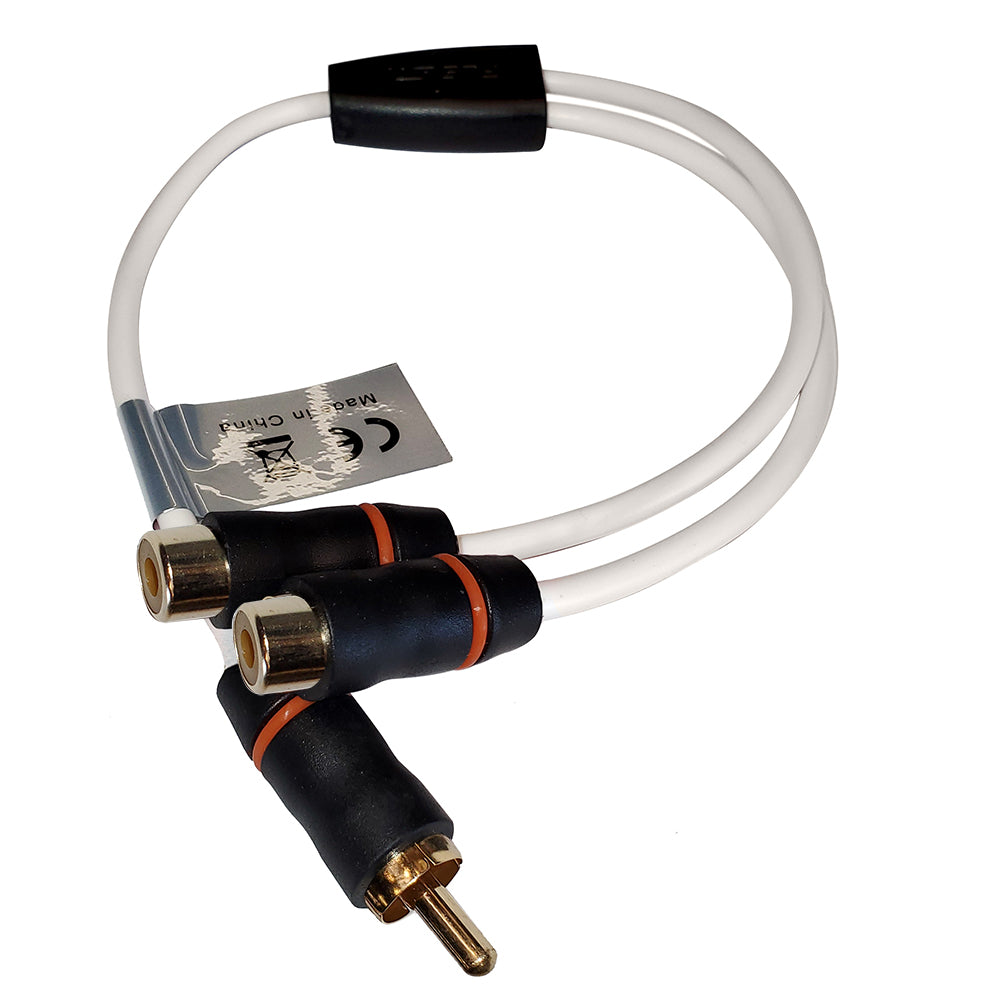 Fusion RCA Cable Splitter - 1 Male to 2 Female - 1 [010-12896-00] - Premium Accessories from Fusion - Just $5.99! 