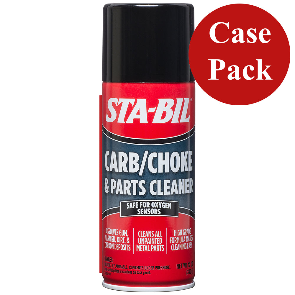 STA-BIL Carb Choke  Parts Cleaner - 12.5oz *Case of 12* [22005CASE] - Premium Cleaning from STA-BIL - Just $46.99! 