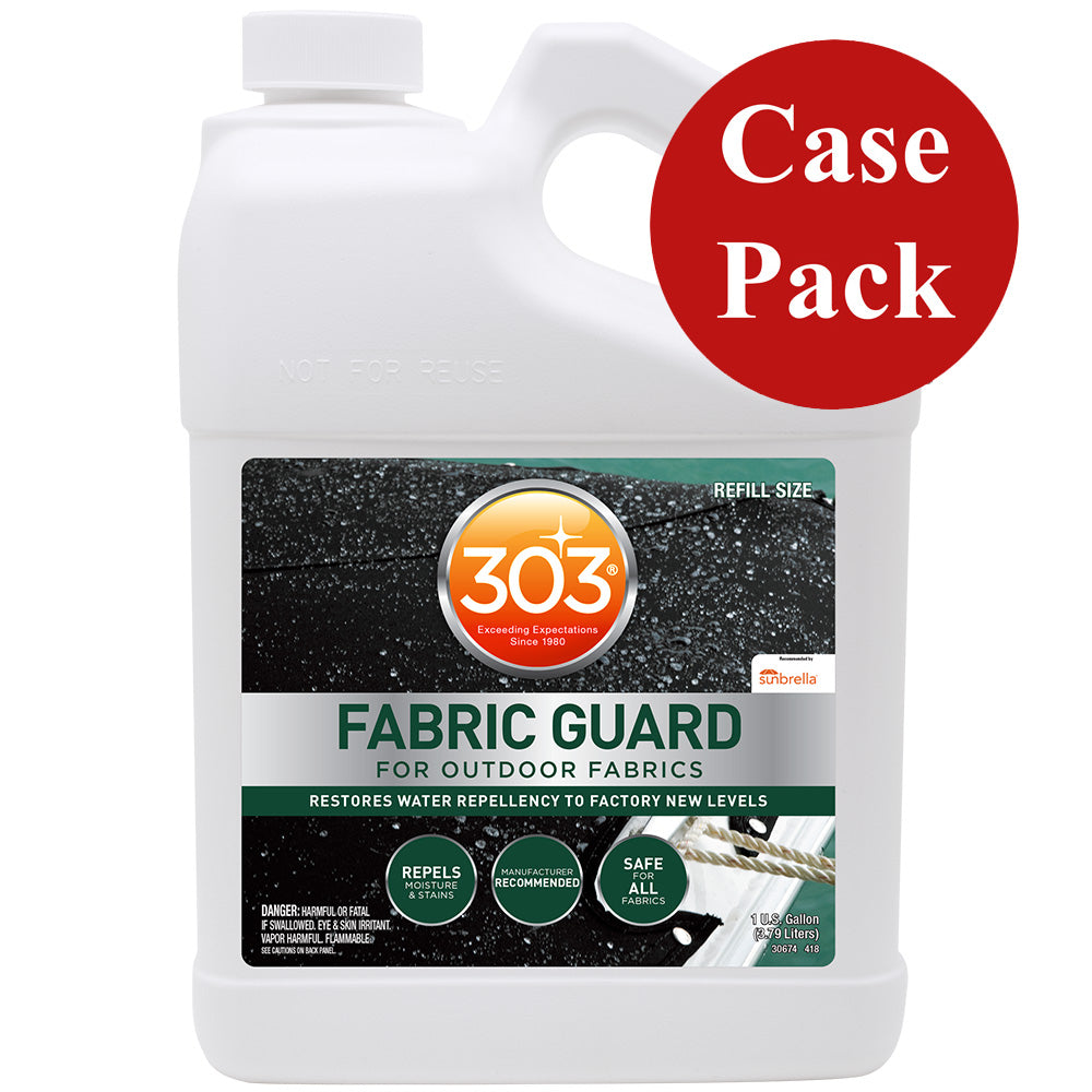 303 Marine Fabric Guard - 1 Gallon *Case of 4* [30674CASE] - Premium Cleaning from 303 - Just $350.99! 