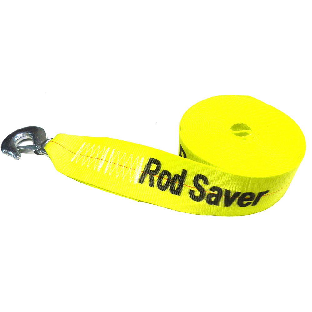 Rod Saver Heavy-Duty Winch Strap Replacement - Yellow - 3" x 20 [WS3Y20] - Premium Winch Straps & Cables from Rod Saver - Just $35.99! 