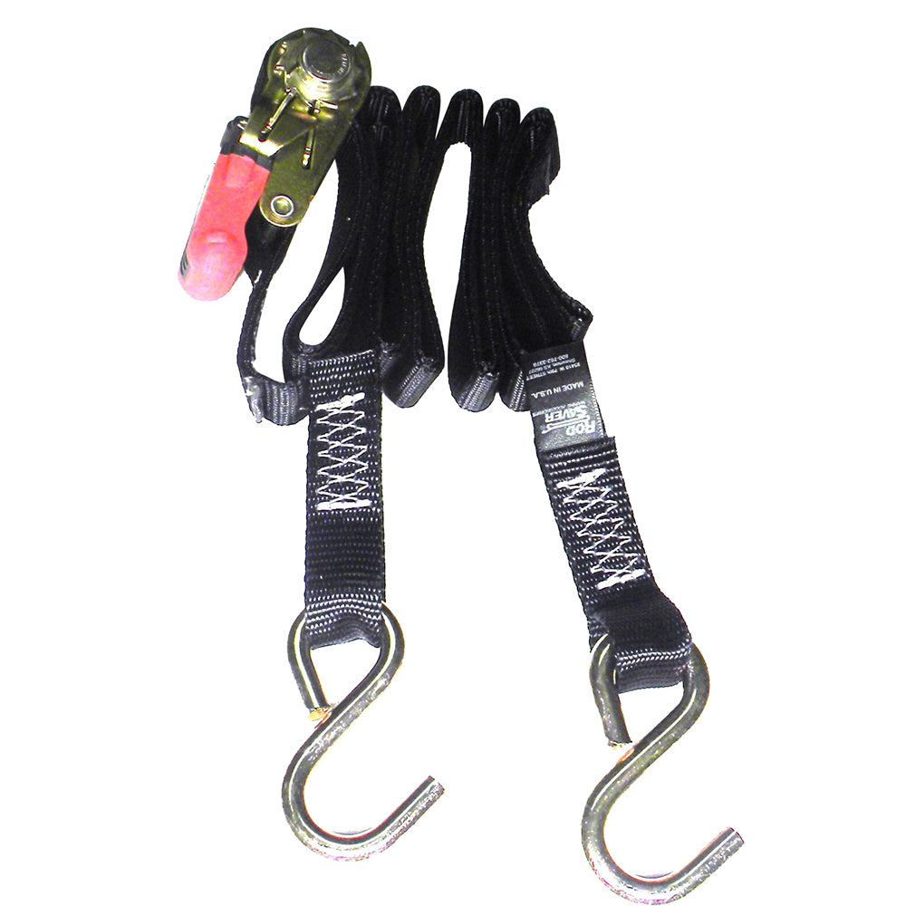 Rod Saver Ratchet Gunwale Tie-Down - 1" x 10 [R1GW10] - Premium Tie-Downs from Rod Saver - Just $16.99! 