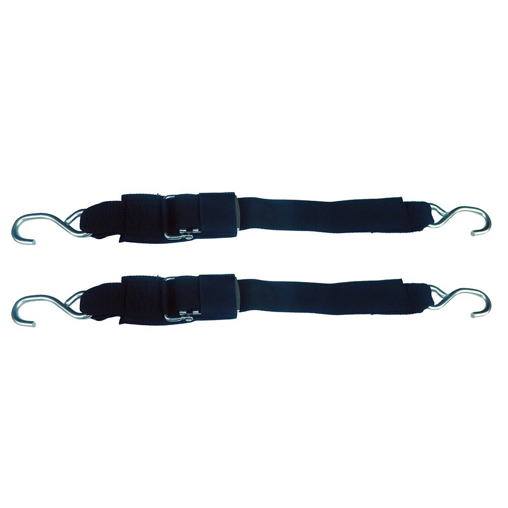 Rod Saver Stainless Steel Quick Release Transom Tie-Down - 2" x 4 - Pair [SS/QRTD4] - Premium Tie-Downs from Rod Saver - Just $70.99! 