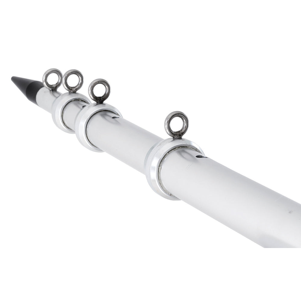 Tigress XD Telescoping Aluminum Outrigger Poles - 18 - 1-1/2" OD - Silver [88925] - Premium Outriggers from Tigress - Just $913.99! 