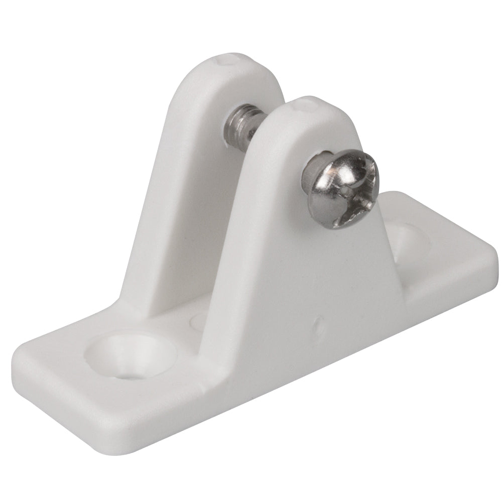 Sea-Dog Nylon Deck Hinge - White [273201-1] - Premium Bimini Top Fittings from Sea-Dog - Just $5.99! 