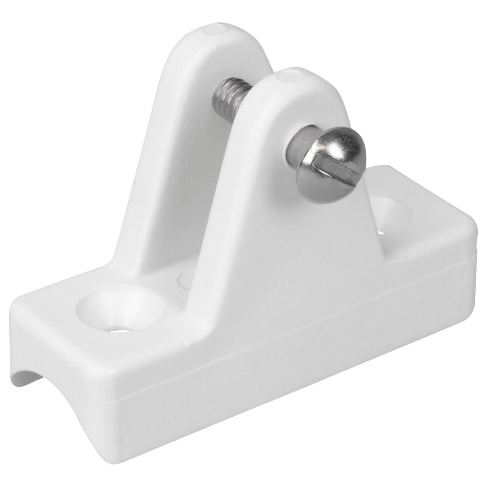 Sea-Dog Nylon Concave Deck Hinge - White [273241-1] - Premium Bimini Top Fittings from Sea-Dog - Just $6.99! 