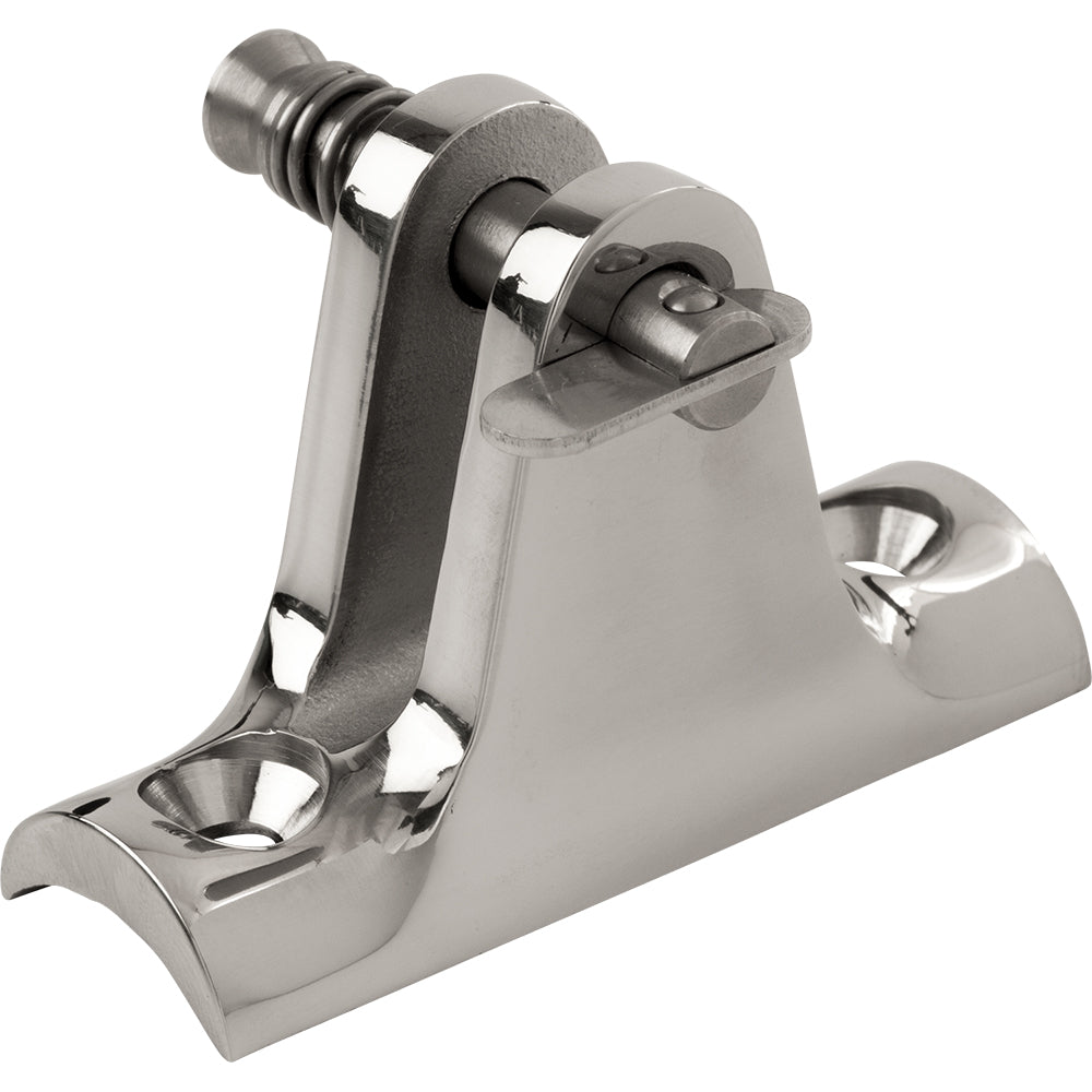 Sea-Dog Stainless Steel 90 Concave Base Deck Hinge - Removable Pin [270245-1] - Premium Bimini Top Fittings from Sea-Dog - Just $14.99! 