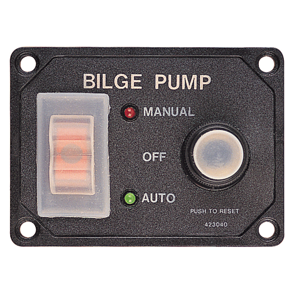 Sea-Dog Splash Guard Bilge Pump Panel w/Circuit [423046-1] - Premium Electrical Panels from Sea-Dog - Just $22.99! 