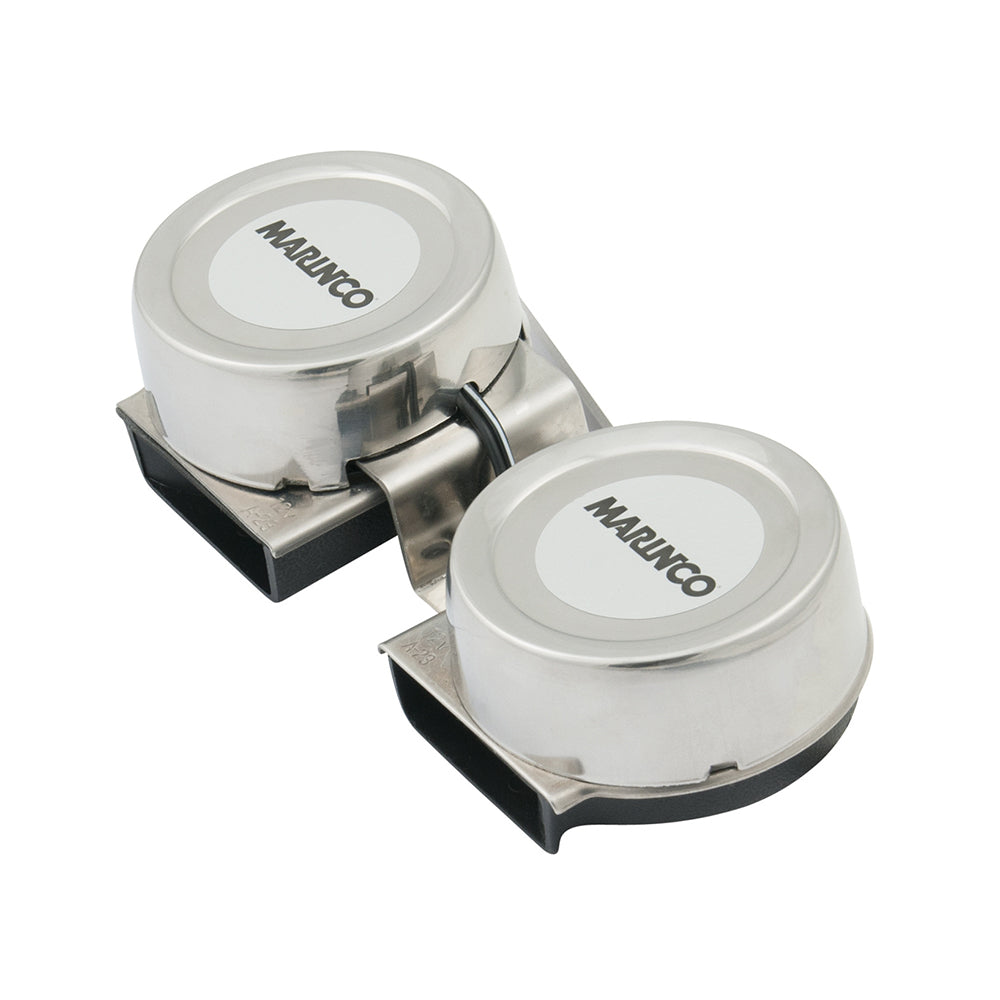 Marinco 12V Mini Twin Comapct Electric Horn [10001] - Premium Horns from Marinco - Just $46.99! 