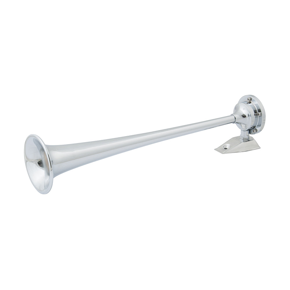 Marinco 12V Chrome Plated Single Trumpet Air Horn [10105] - Premium Horns from Marinco - Just $192.99! 