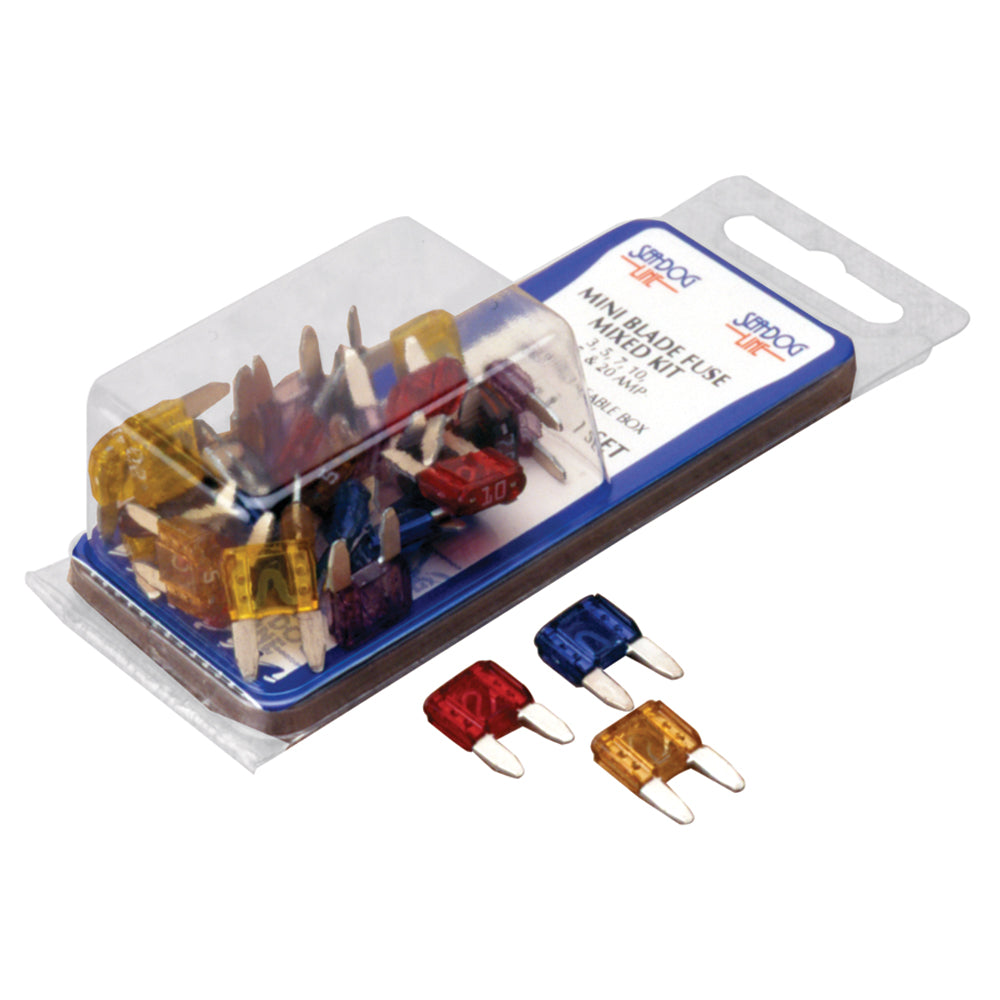 Sea-Dog ATM Mini Blade Style Mixed Fuse Kit [445090-1] - Premium Fuse Blocks & Fuses from Sea-Dog - Just $15.99! 