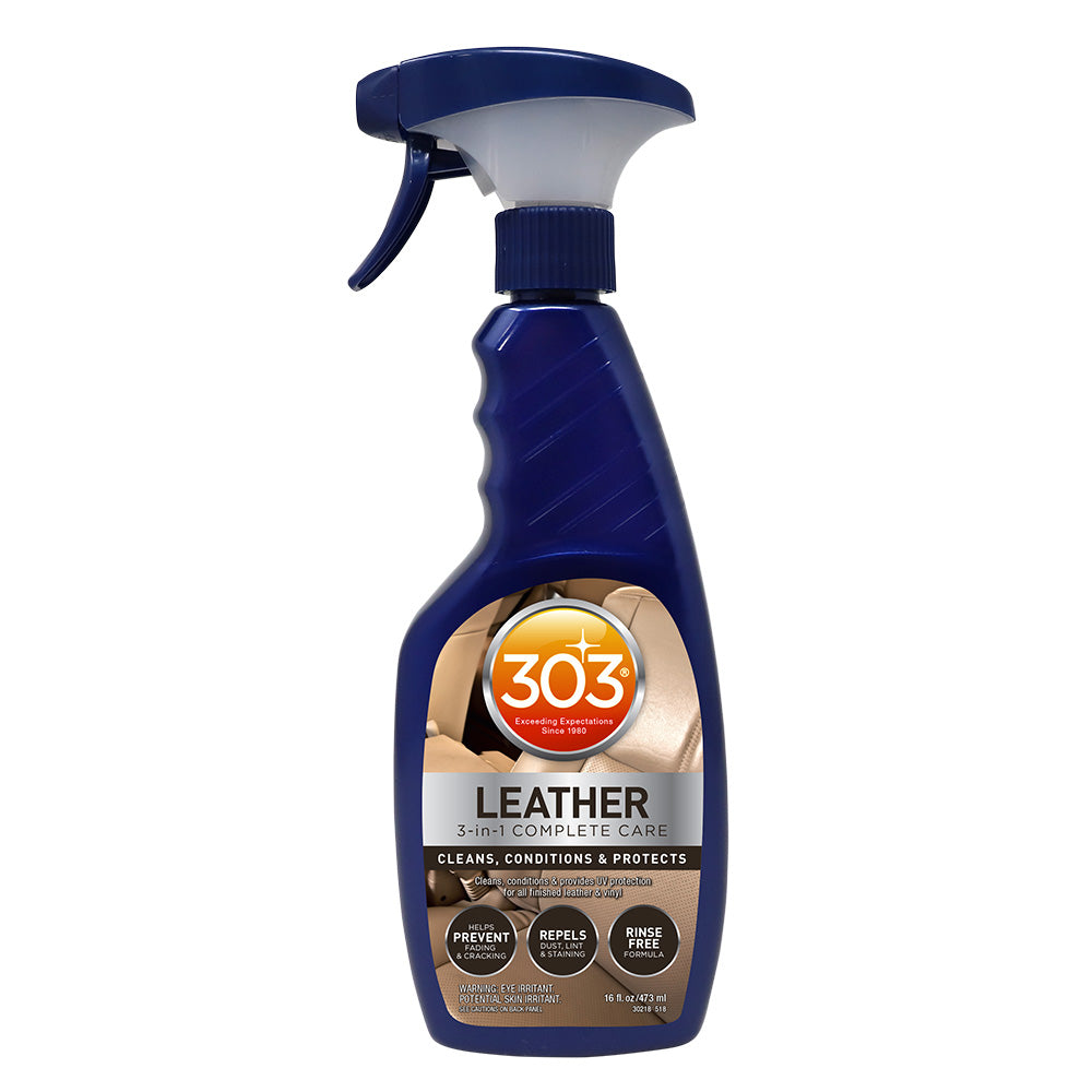 303 Automotive Leather 3-In-1 Complete Care - 16oz [30218] - Premium Cleaning from 303 - Just $8.79! 