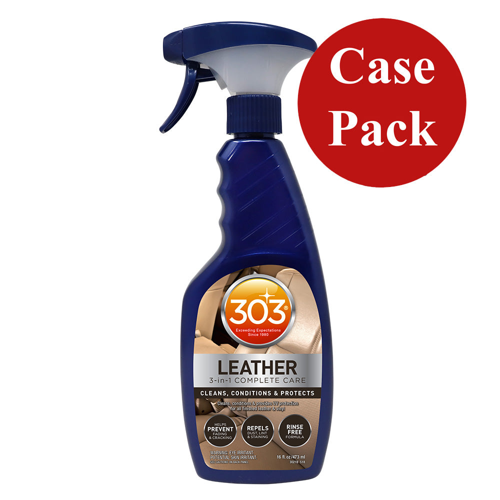 303 Automotive Leather 3-In-1 Complete Care - 16oz *Case of 6* [30218CASE] - Premium Cleaning from 303 - Just $46.99! 