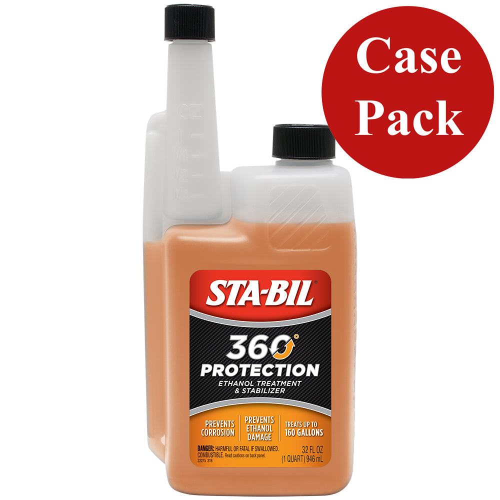 STA-BIL 360 Protection Ethanol Treatment - 32oz *Case of 6* [22275CASE] - Premium Cleaning from STA-BIL - Just $90.99! 