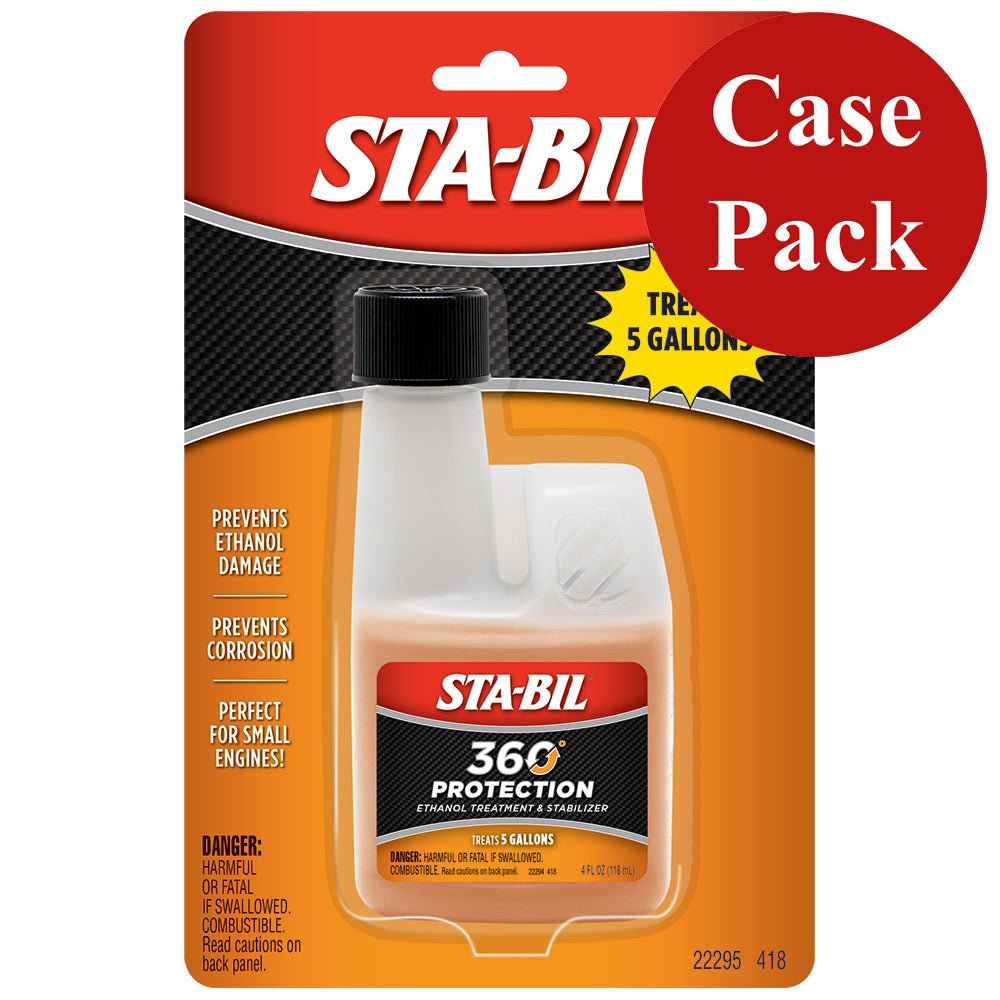 STA-BIL 360 Protection Ethanol Treatment - Small Engine - 4oz *Case of 6* [22295CASE] - Premium Cleaning from STA-BIL - Just $34.99! 