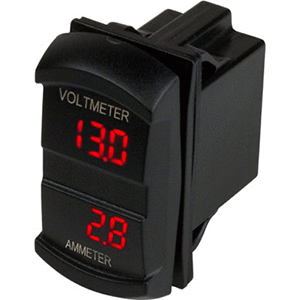 Sea-Dog Dual Volt/Amp Meter Rocker Style Switch [421645-1] - Premium Switches & Accessories from Sea-Dog - Just $30.99! 