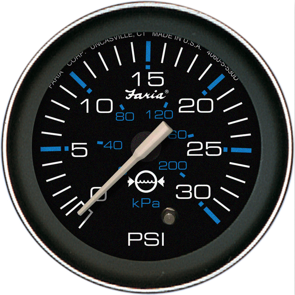 Faria Coral 2" Water Pressure Gauge (30 PSI) [13003] - Premium Gauges from Faria Beede Instruments - Just $71.99! 