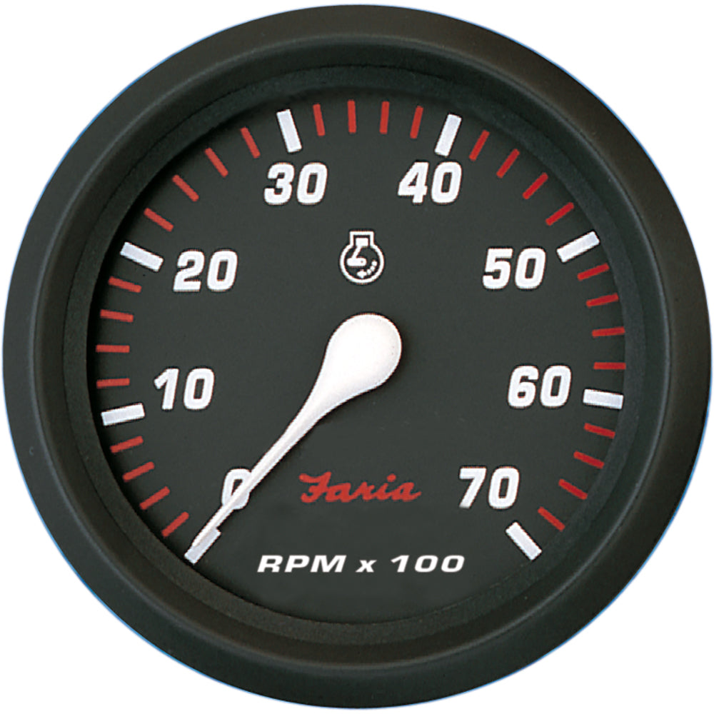 Faria Professional Red 4" Tachometer - 7,000 RPM [34617] - Premium Gauges from Faria Beede Instruments - Just $73.99! 