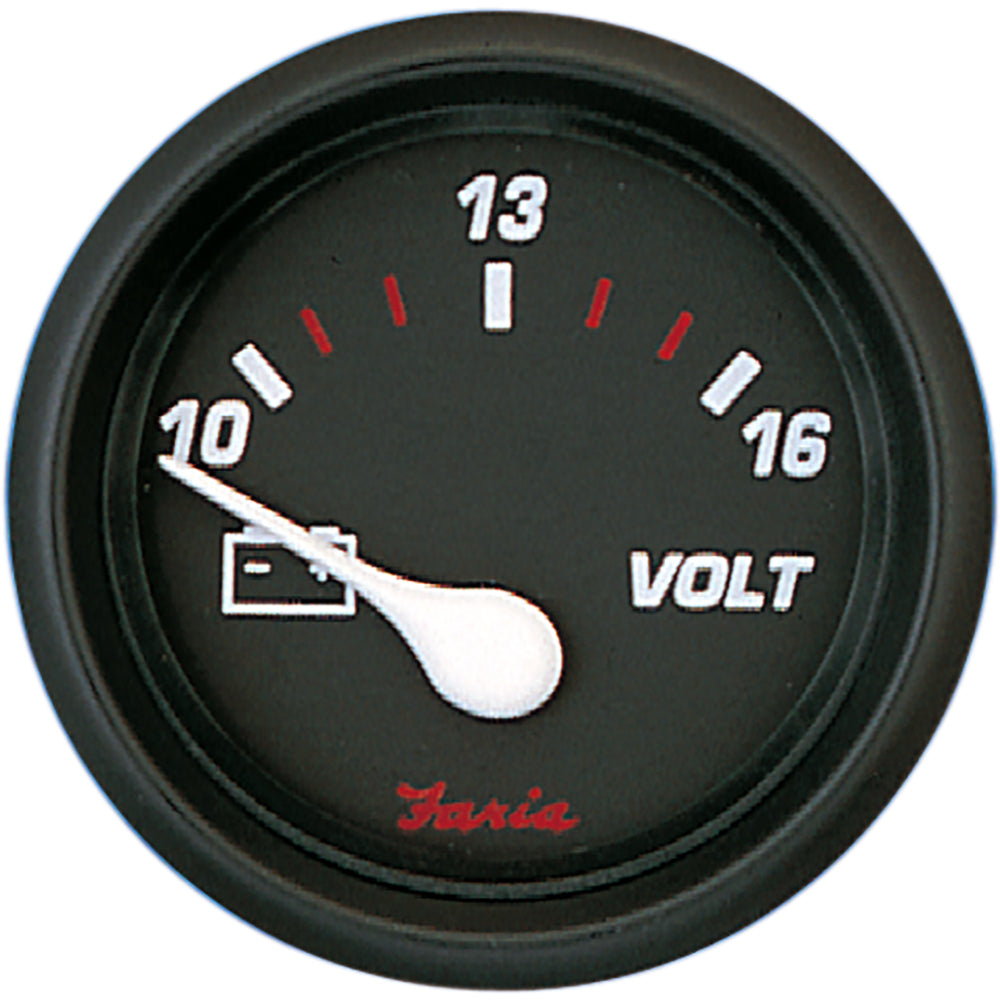 Faria Professional Red 2" Voltmeter [14605] - Premium Gauges from Faria Beede Instruments - Just $29.99! 