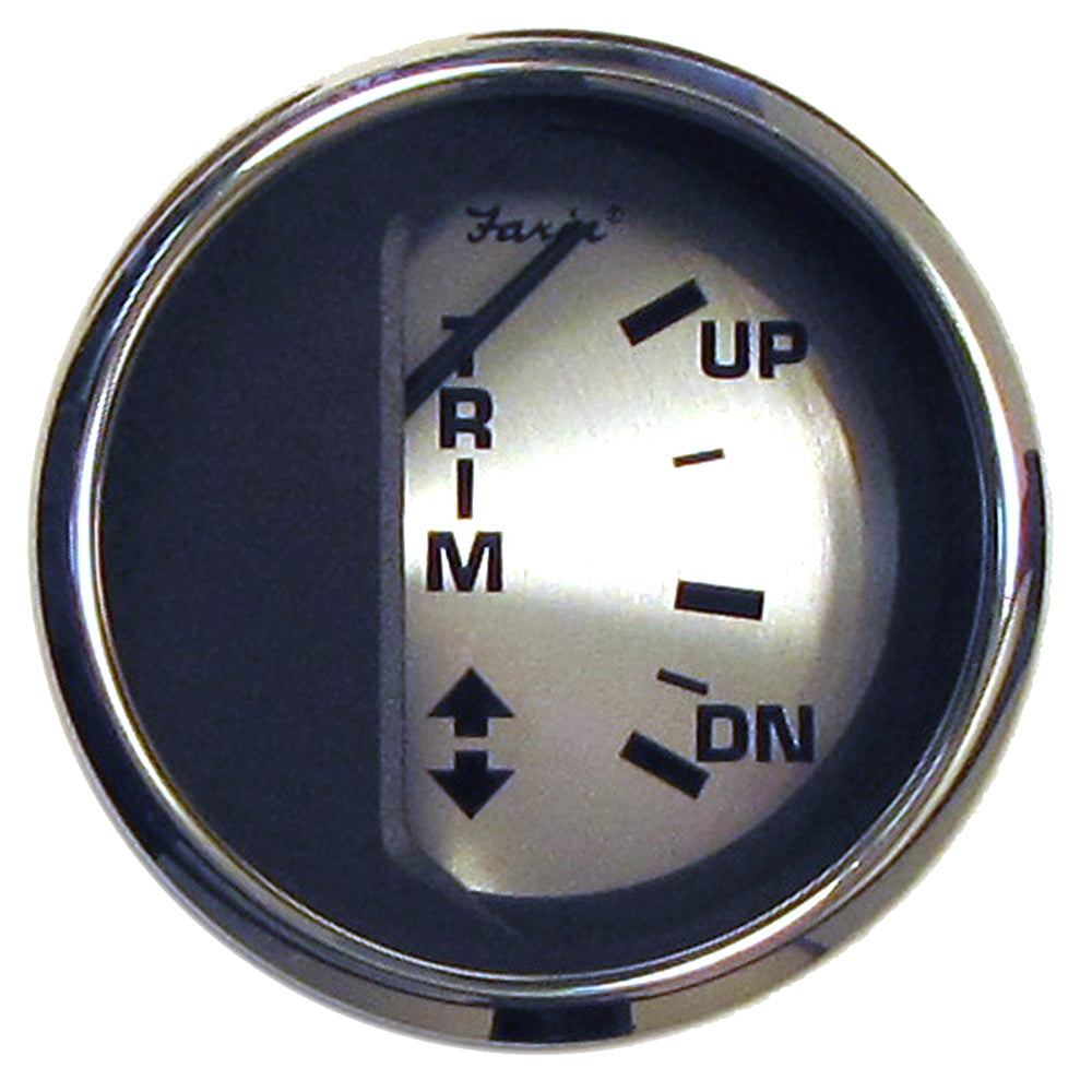 Faria Spun Silver 2" Trim Gauge f/Mercury/Mariner/Mercruiser/Volvo DP  Yamaha (01  Newer) [16016] - Premium Gauges from Faria Beede Instruments - Just $31.99! 