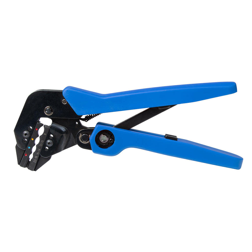 Ancor Angled 22 to 8 AWG Single Crimp Ratcheting Crimper [703015] - Premium Tools from Ancor - Just $60.99! 